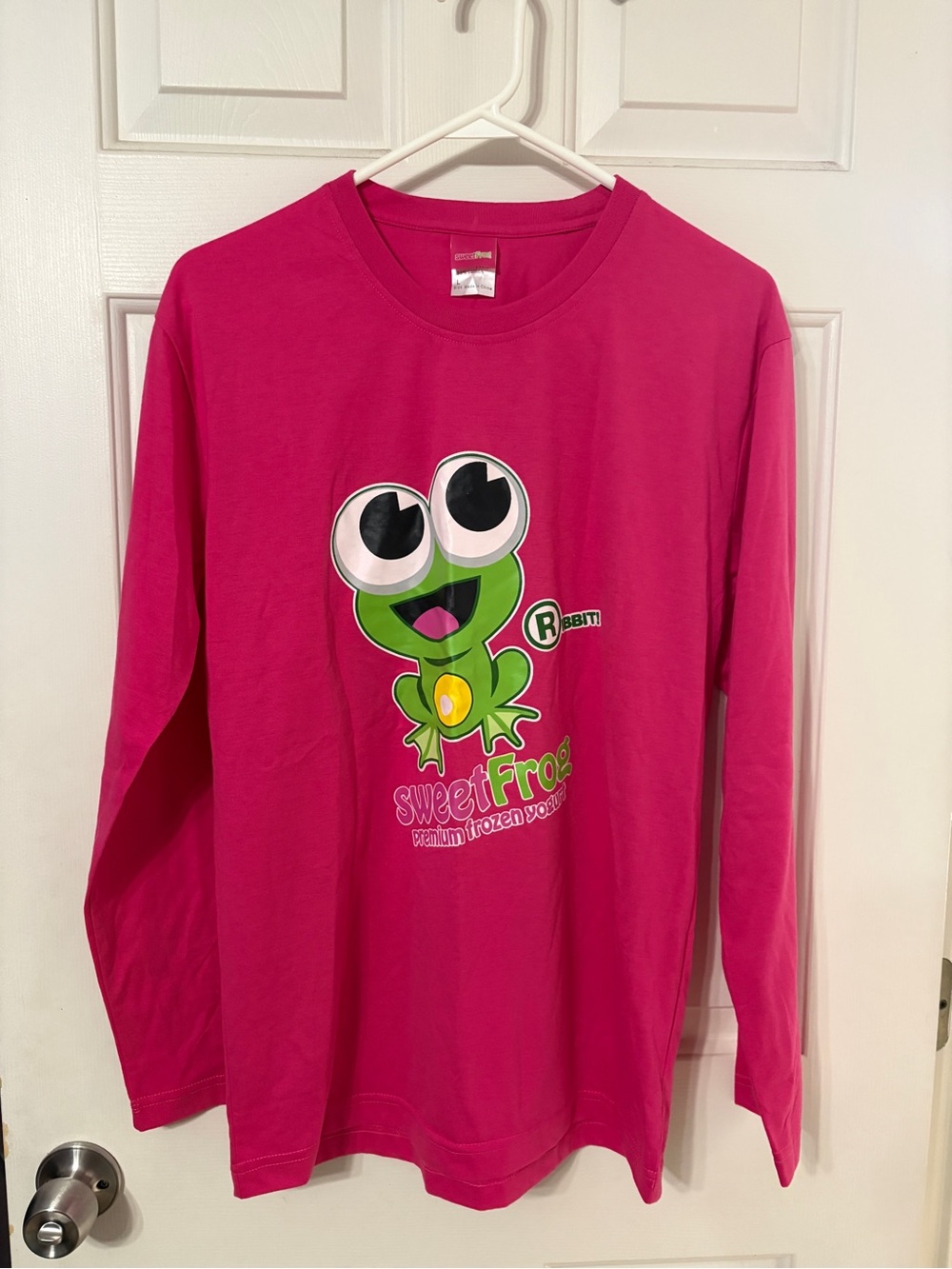 Kids' Long Sleeve Graphic Tee - Hot Pink